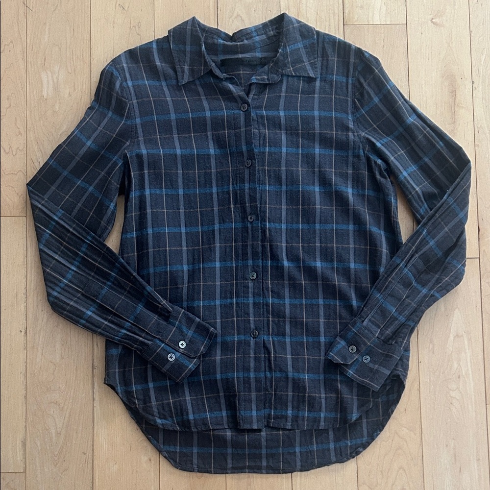 Jenni Kayne plaid button up shirt